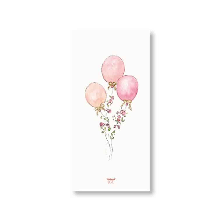 tendrement-fe_affiche-ballons-fleuris-19x39cm-sans-cadre
