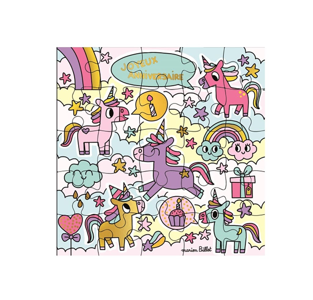 Carte Joyeux Anniversaire Licorne Et Arc-en-ciel : Envoyer une