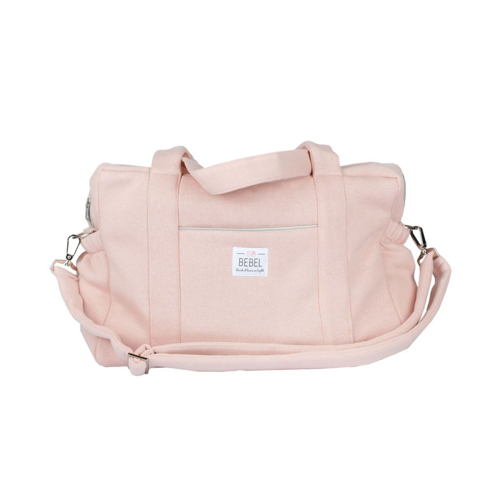 Sac à langer pour poupée (rose/ours)