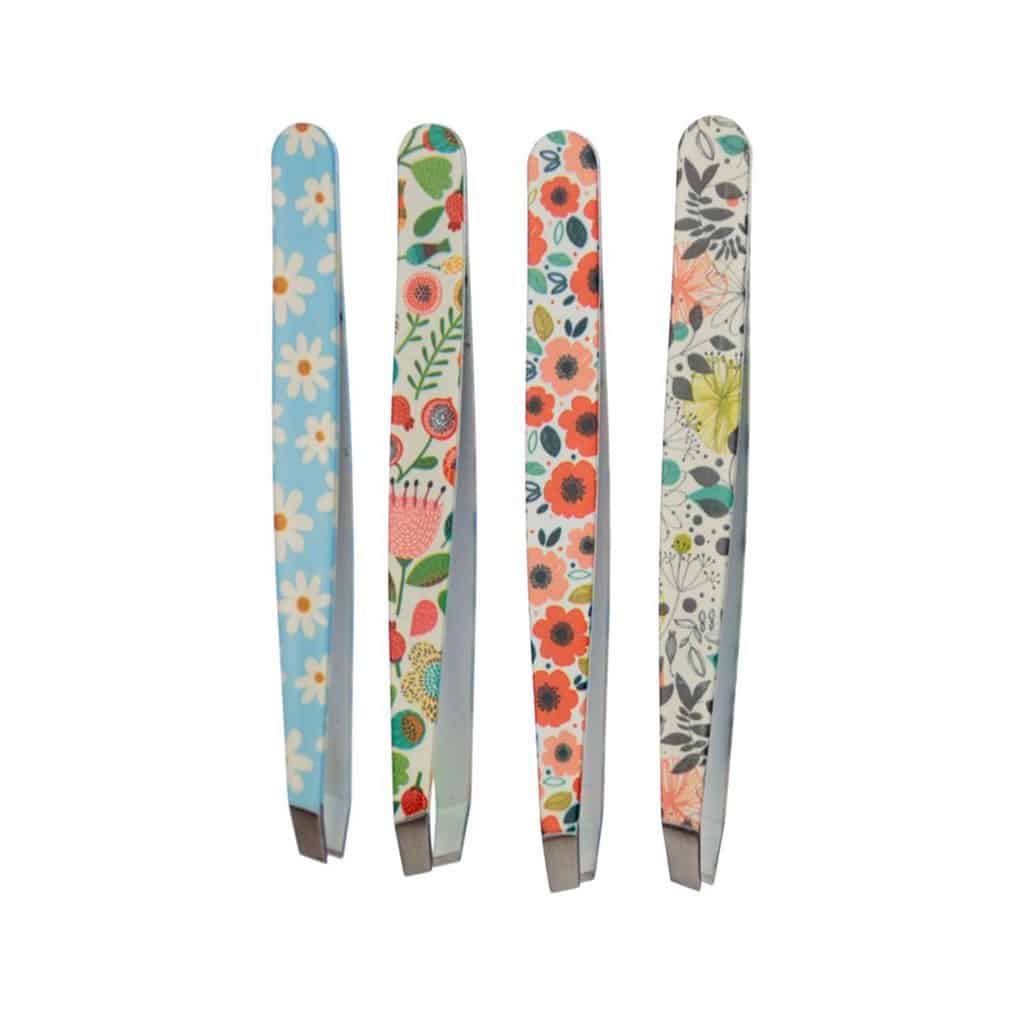 pince à épiler fleurs