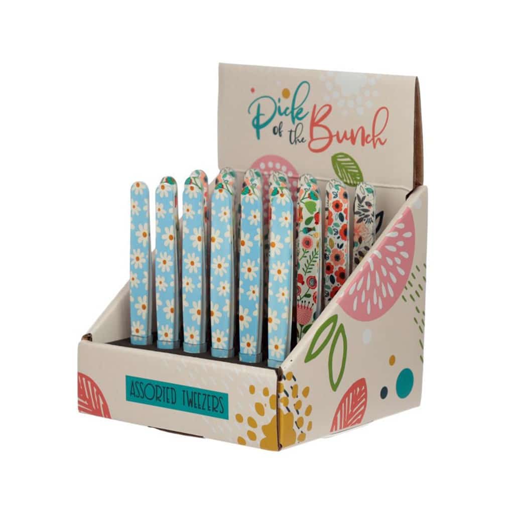 pince à épiler fleurs