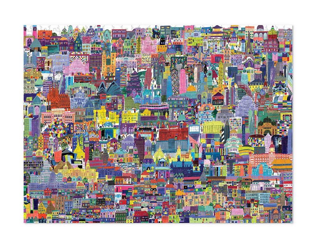 Puzzle 1000 pièces : Buildings Du Monde - Little marmaille