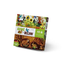 Puzzle 48 pièces : Above + Below - Animaux De La Campagne