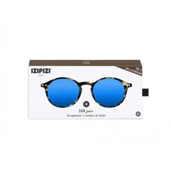 Lunettes De Soleil Junior #D - Ecailles Miroir Bleu - 5-10 ans