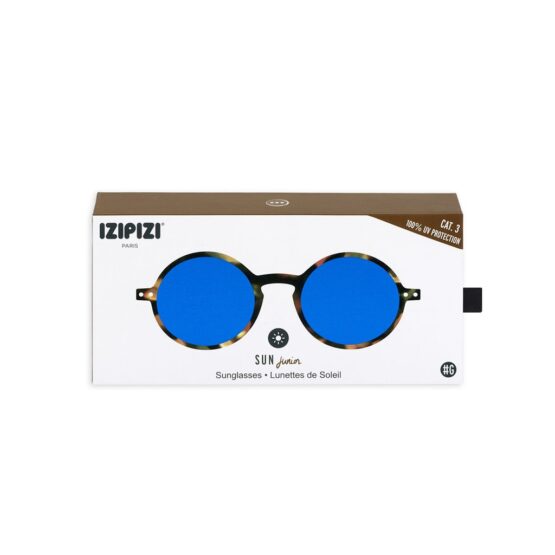 Lunettes De Soleil Junior #G - Écailles Miroir Bleu - 5-10 Ans