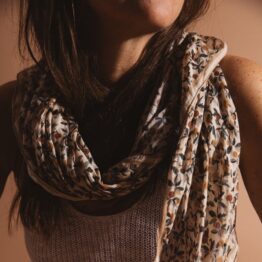 Foulard Bloom - Miel