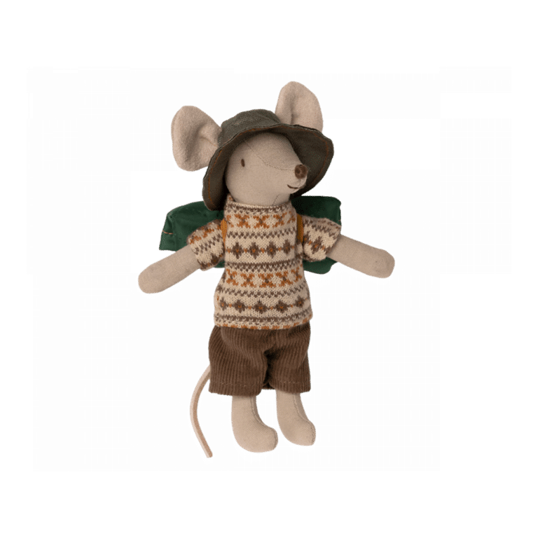 Souris big brother maileg campeur