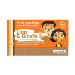 Kit de maquillage 3 couleurs - Lion et girafe