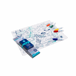 Set de Table à Colorier + 5 Feutres Effaçables - Barrière De Corail