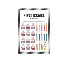 Planche Stickers - Anniversaire Cupcakes - Pipstickers