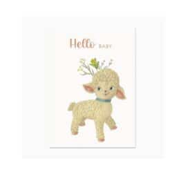 Carte - Hello Baby - Barnabé Aime Le Café