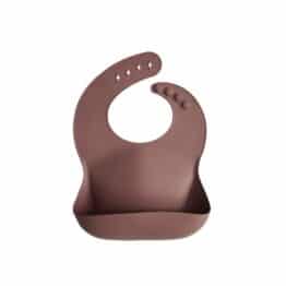 Bavoir En Silicone - Terracotta