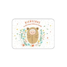 Carte - Bienvenue Au Plus Beau Bébé Du Monde...