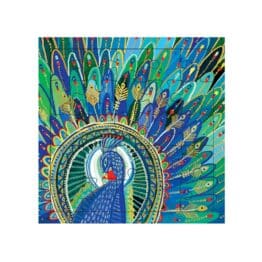 Carte Puzzle - Paon