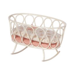 Berceau En Métal - Parure Rose - Pour Souris Ou Lapin Micro