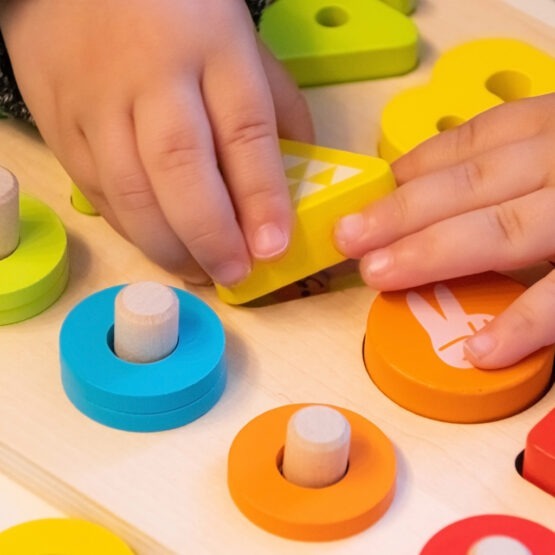 Jeu D'Eveil Montessori En Bois - Playboard - Max Et Léa