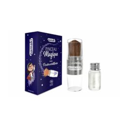 Poudre scintillante - Pinceau magique - Argent