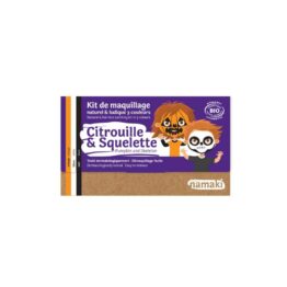 Kit de maquillage 3 couleurs - Citrouille et squelette