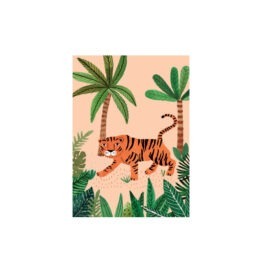 Une carte postale tigre