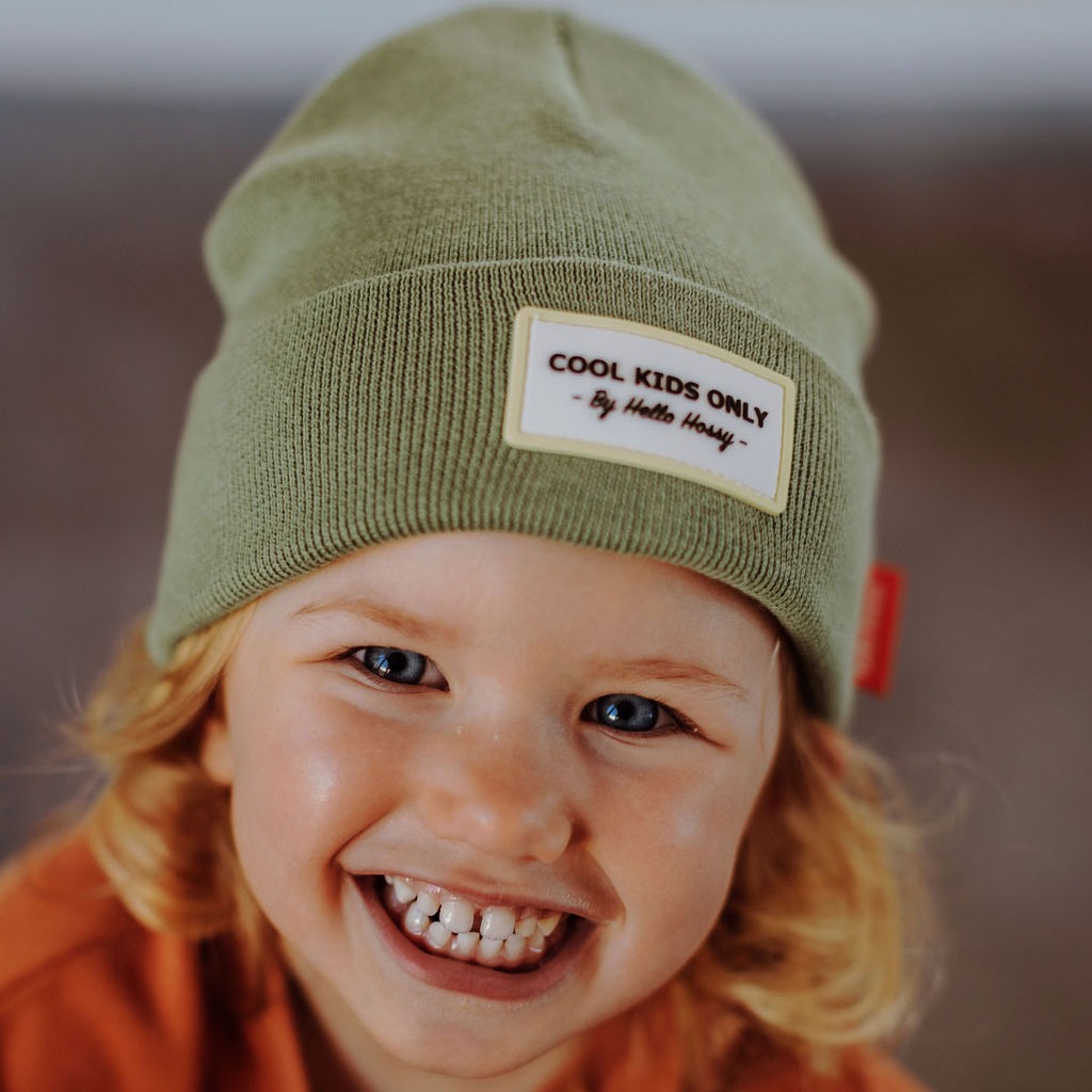 Acheter Bonnet enfant Vert kaki ? Bon et bon marché