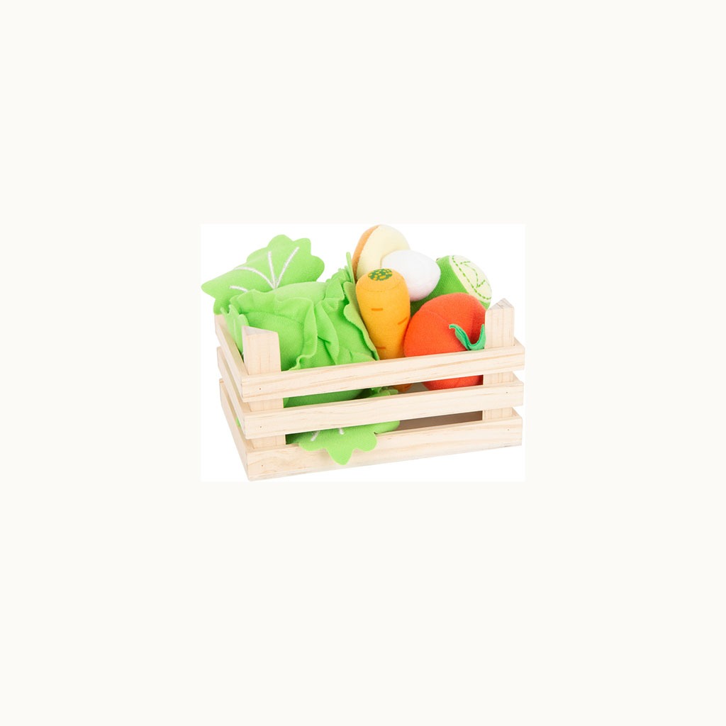 caissette en bois de légumes