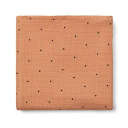 lange rose toscane pois noirs