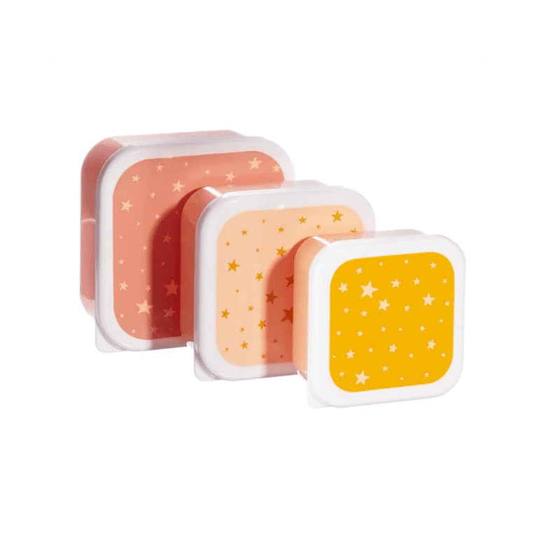 Lot de 3 boîtes repas petites étoiles sass and belle