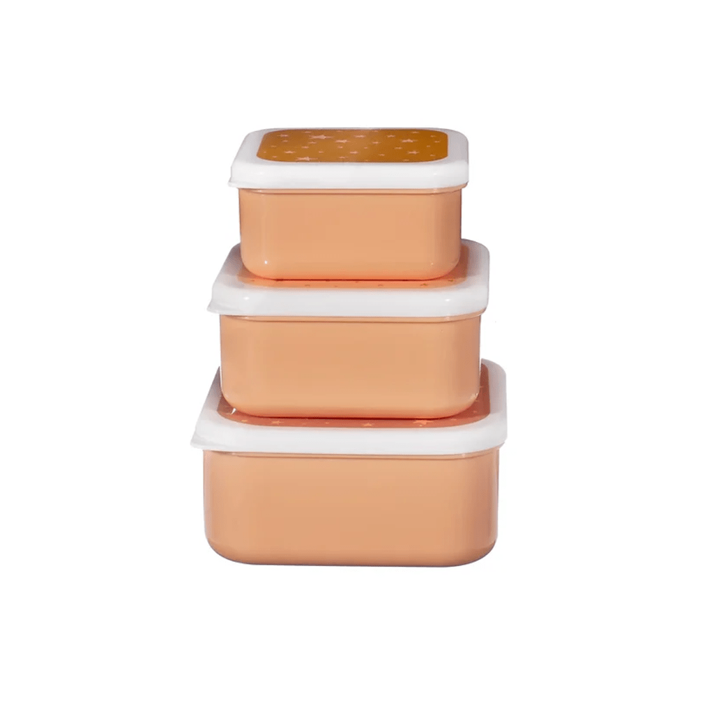 Lot de 3 boîtes repas petites étoiles sass and belle