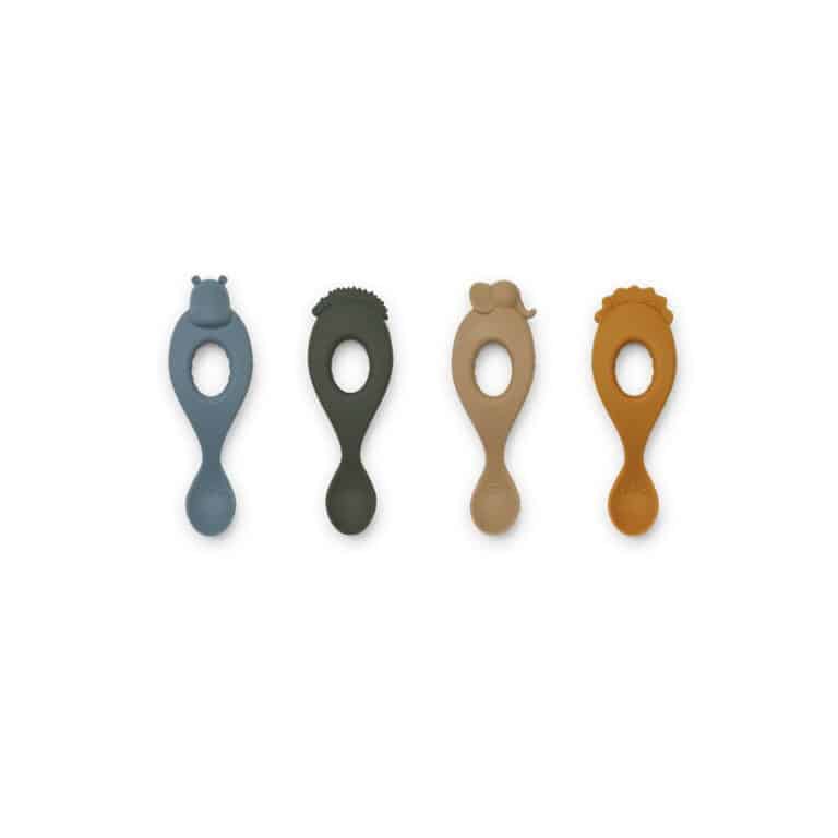 liewood_lot-4-cuilleres-silicone-safari-bleu-multi-mix