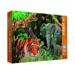 Livre Et Puzzle - La Jungle