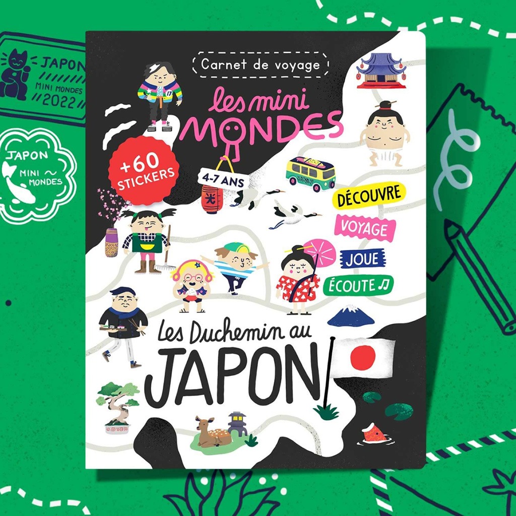 Carnet De Voyage 4/7 ans - Le Japon - Les Mini Mondes - Little marmaille
