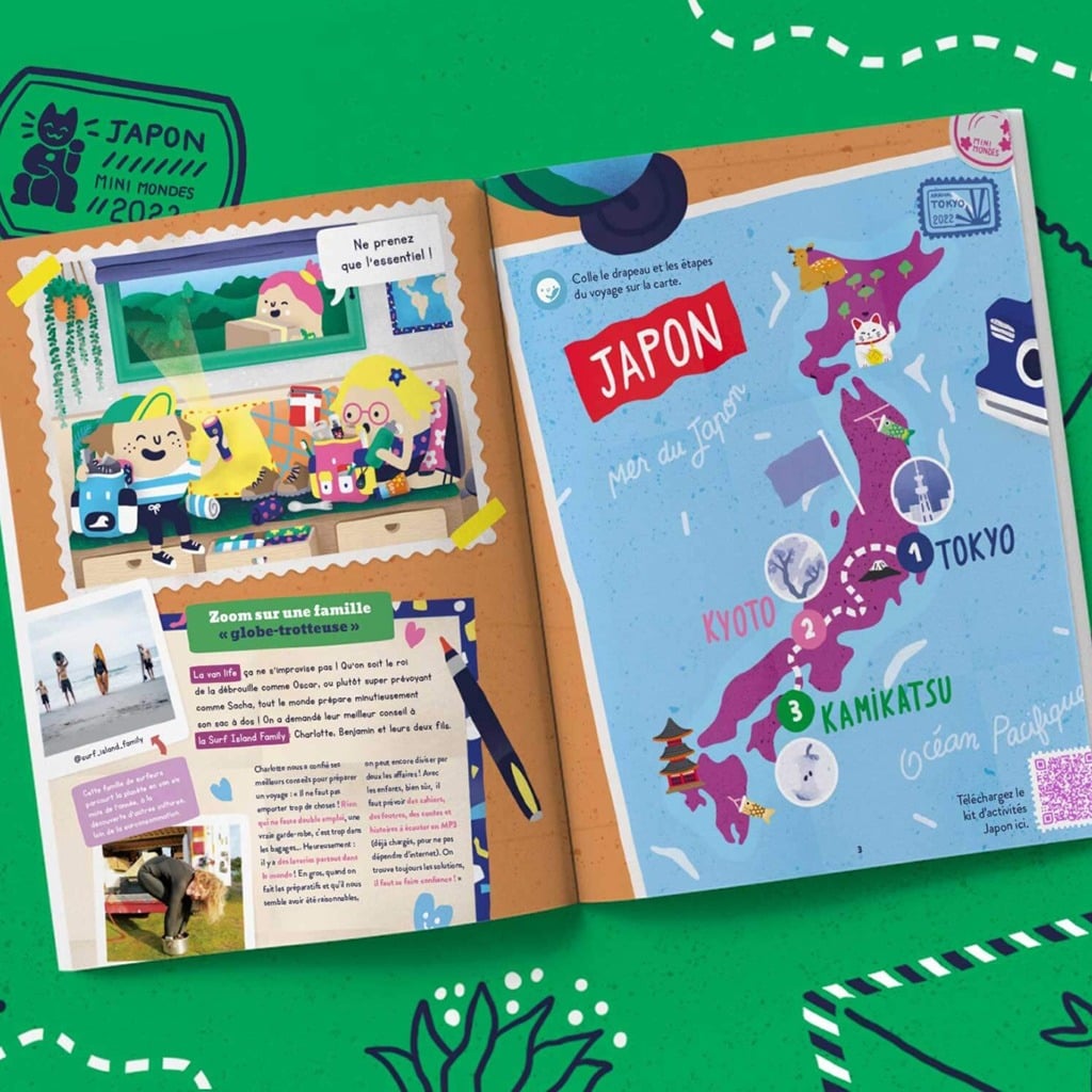 Carnet de Voyage Japon: carnet de voyage japon à remplir pour les enfants  et les adultes , un joli cadeau de souvenirs ou pré-voyage de vacances pour