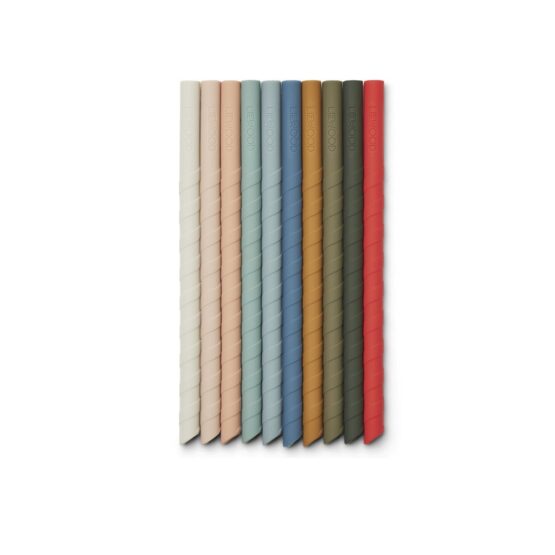 Pailles En Silicone Multi Mix - Liewood