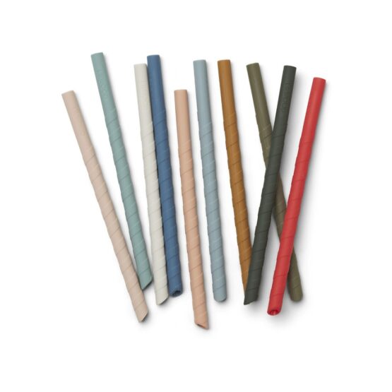 Pailles En Silicone Multi Mix - Liewood
