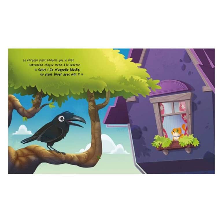 le corbeau et le chat