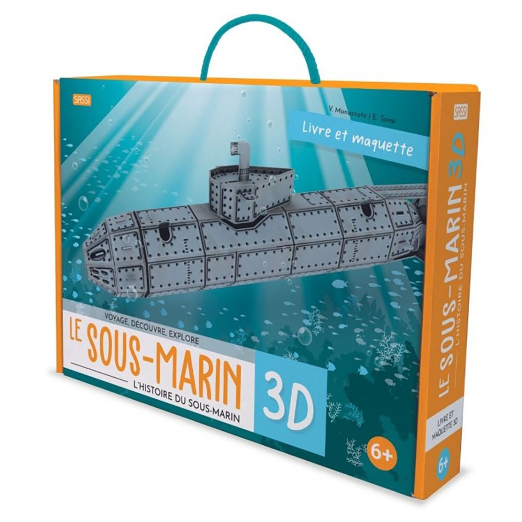 Puzzle & Livre - Puzzle en voyage, Le sous-marin des animaux