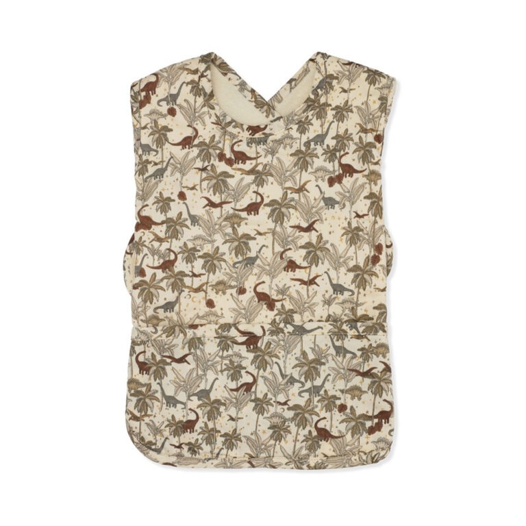 konges-slojd_grand-bavoir-sans-manches-dinosaure