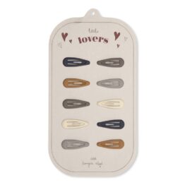 Lot De 10 Barrettes Bébé - Teintes Bleues - Konges Sløjd