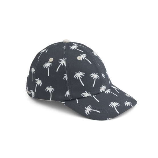 casquette bleu palmiers