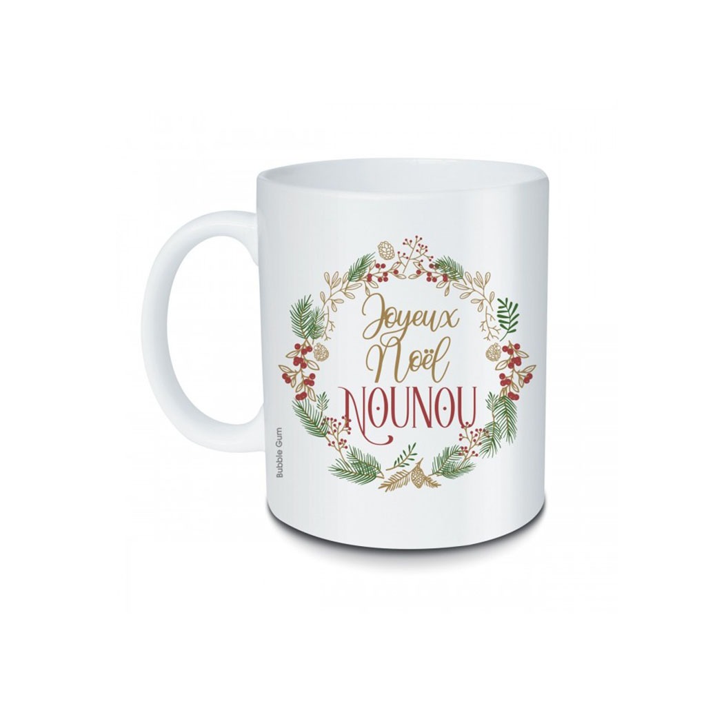 Mug En Porcelaine - Joyeux Noël Nounou - Little marmaille