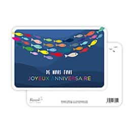 carte poissons anniversaire bilpaper