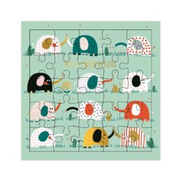 Carte Puzzle - Mille Gros Bisous