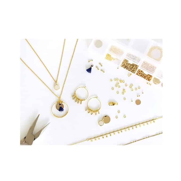 bijoux dorés à créer
