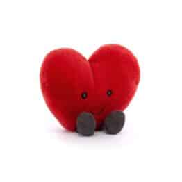 coeur rouge jellycat