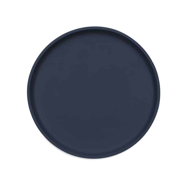 assiette bleu marine en silicone jollein