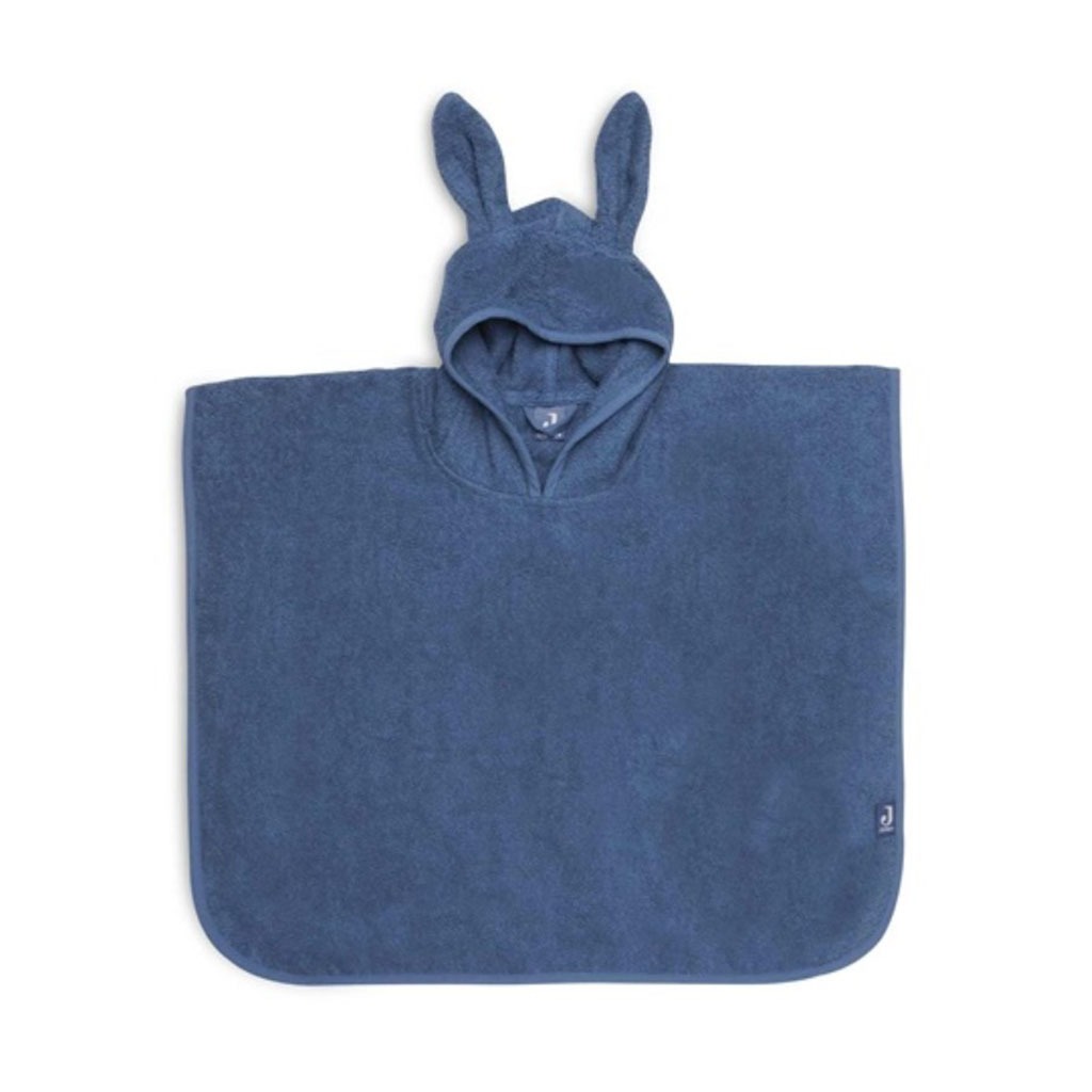 Poncho de bain bleu marine Jollein