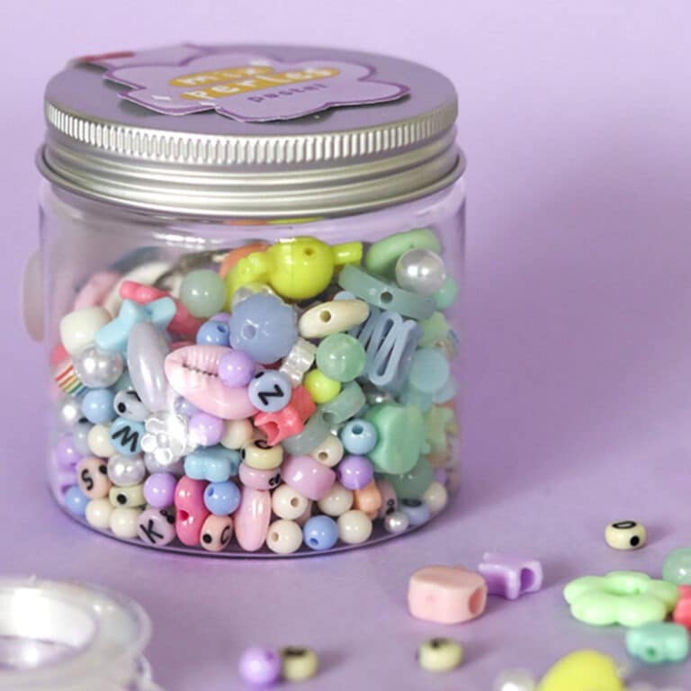 mix de perles pastel