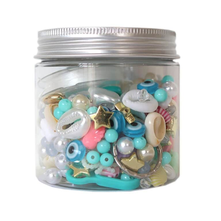 pot de perles style sirène