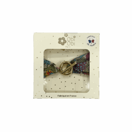 Bracelet Foulard Liberty Margaret Vert - Doré