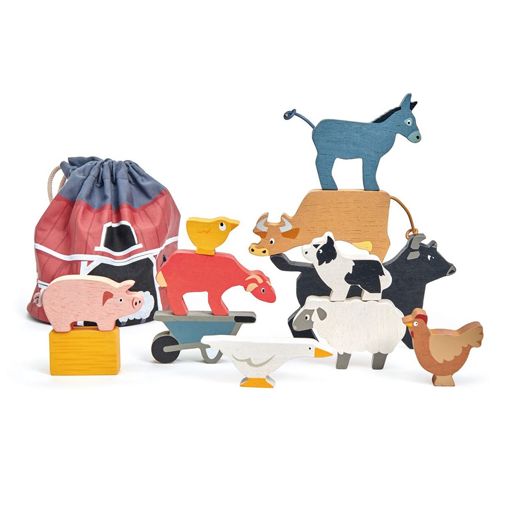 animaux de la ferme à empiler